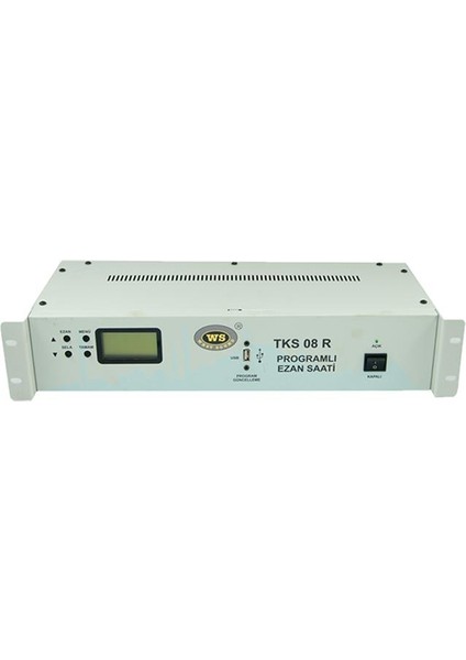 Westsound TKS-08R Rack Tipi Programlı Ezan ve Sela Saati
