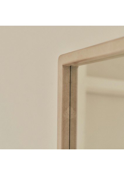 Ekru Ahşap Boy Aynası 140CM x 45CM fiyatları