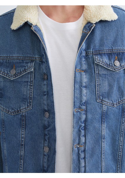 Yeni Sezon Standart Kalıp Erkek Jean Ceket modelleri