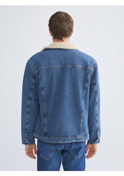 Yeni Sezon Standart Kalıp Erkek Jean Ceket indirimleri