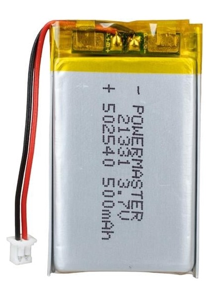 Powermaster 502540 3.7 Volt 500 Mah Lityum Polimer Pil