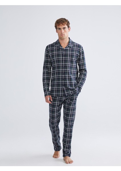 Yeni Sezon Standart Kalıp Erkek Pijama Takımı