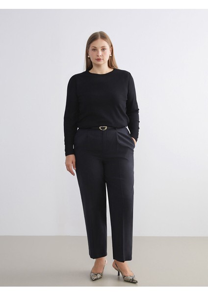 Yeni Sezon Beli Kemerli Havuç Kesim Kadın Pileli Pantolon fiyatları