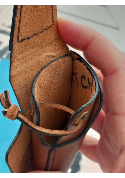 El Yapımıitalyan Tasarım Mini Kartlık Erkek Cüzdan fırsatları