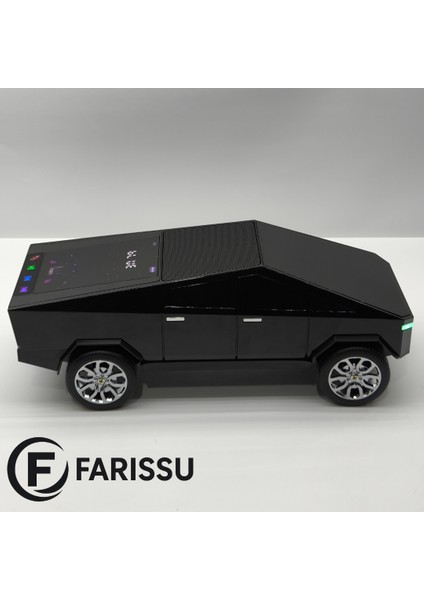 Araba Tasarımlı Bluetooth Hoparlör 15W Rgb Işıklı Kablosuz Speaker – Fm Radyo, Usb, Aux, Tf Kart Girişi fırsatları