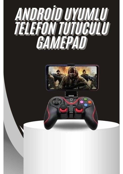 Kablosuz Oyun Kolu Bluetooth Joystick Gamepad Android Uyumlu