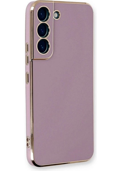 Bfs Samsung Galaxy S22 Plus Kılıf Volet Silikon - Mor