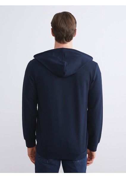 Yeni Sezon Kapüşonlu Basic Erkek Fermuarlı Sweatshirt fırsatları