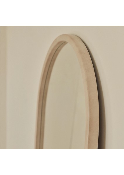 Ekru Ahşap Tam Boy Kemerli Ahşap Boy Aynası 160CM x 60CM fiyatları