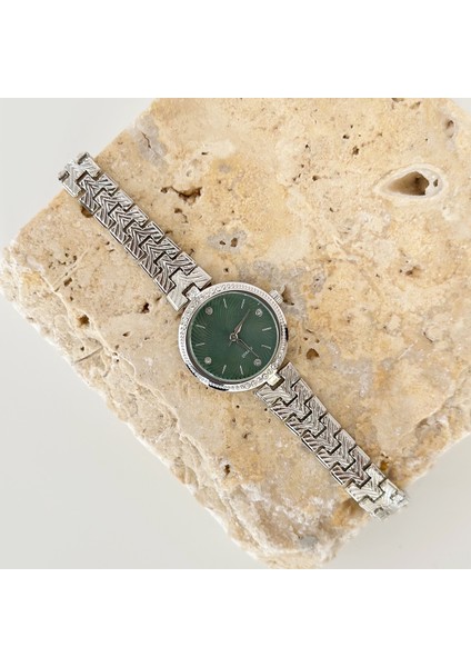 Tanyus Gümüş Yeşil Saat