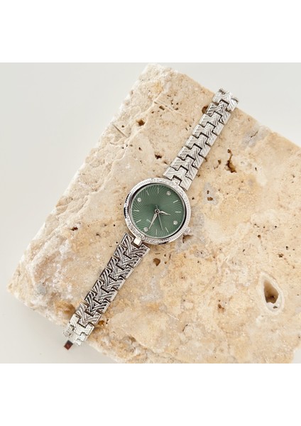Tanyus Gümüş Yeşil Saat fiyatları