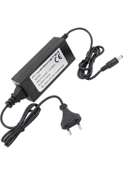 Powermaster PM-14311 16 Volt - 3 Amper 5.5*2.5 mm Uçlu Plastik Kasa Santral Adaptörü (Masaüstü) fiyatları