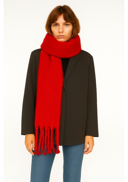 Unisex Puffy Düz Renk Şal Atkı fiyatları