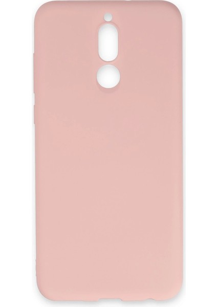 Bfs Huawei Mate 10 Lite Kılıf Nano Içi Kadife Silikon - Pudra