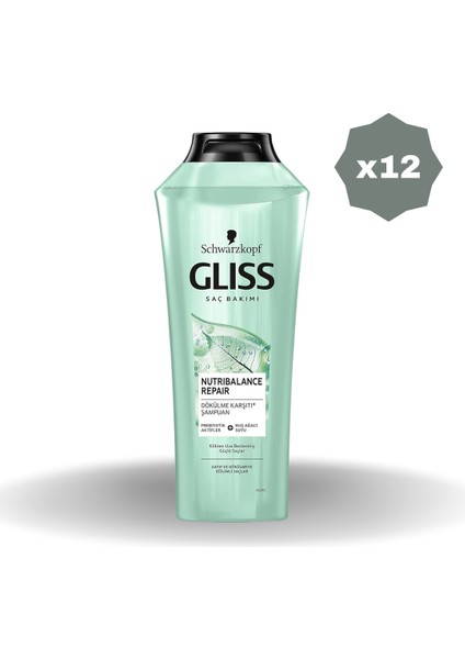 Nutribalance Şampuan 360 ml - (12 Adet)