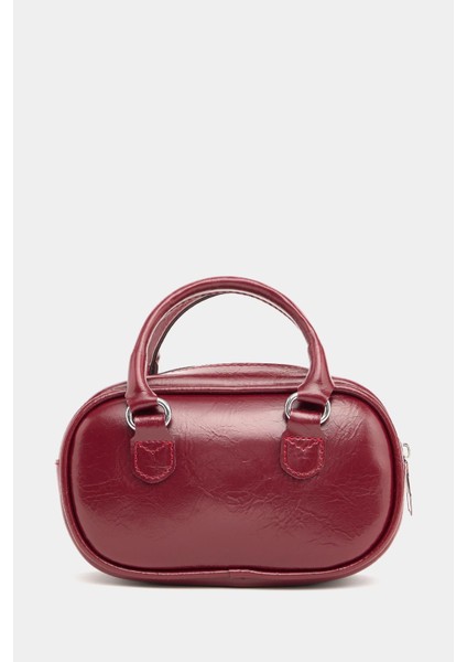 Bordo Kadın Mini Çapraz Askılı Retro Çanta modelleri