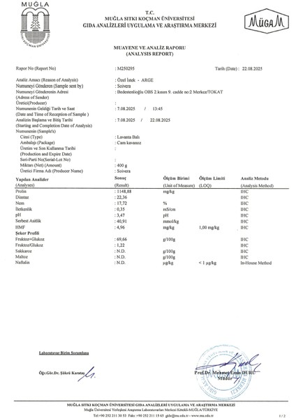 Doğal Lavanta Balı | 500GR modelleri