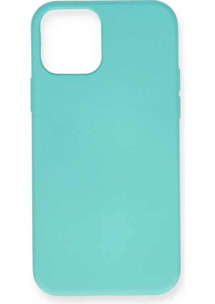 Bfs iPhone 12 Mini Kılıf Nano Içi Kadife Silikon - Turkuaz