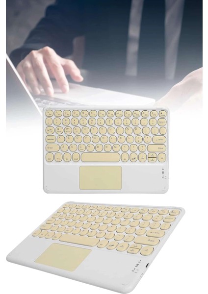 Android ve Ios Uyumlu Bluetooth Klavye Touchpad Slim Kablosuz Wifi Q Klavye fiyatları