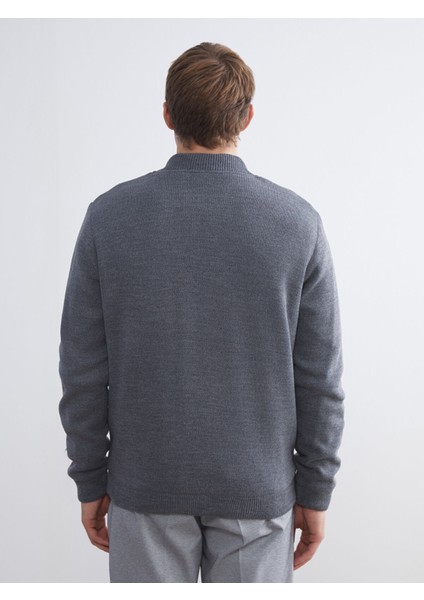 Yeni Sezon Standart Kalıp Kolej Yaka Erkek Triko Hırka fırsatları