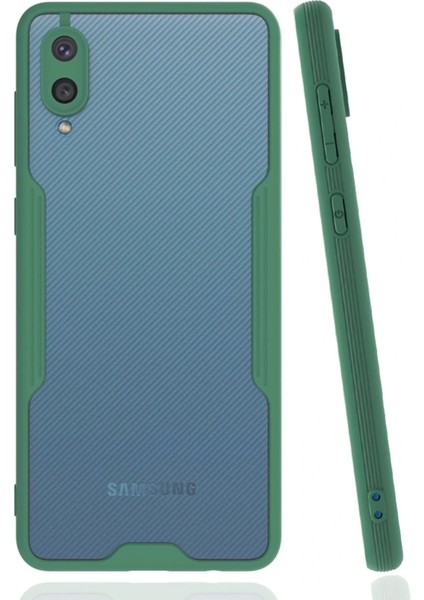 Bfs Samsung Galaxy A02 Kılıf Platin Silikon - Yeşil