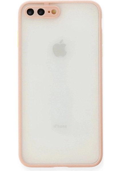 Bfs iPhone 7 Plus Kılıf Montreal Silikon Kapak - Pembe