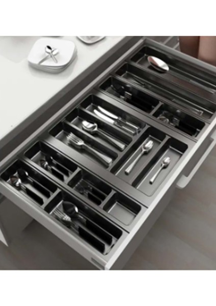 Eco Lüx Modül Kaşıklık Antrasit 55X49 cm ROYALEKS-ACERO-20354