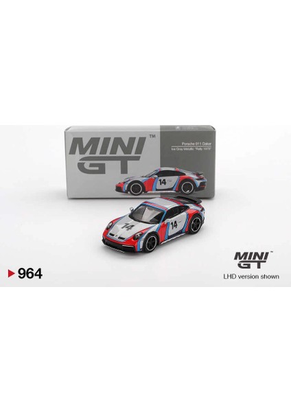 1/64 Porsche 911 Dakar Ice Grey Metallic "rally 1978" MGT00964