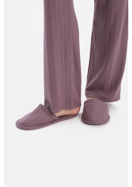 Poıntel V Yaka Tişört Pantolon Seyahat Pj Seti