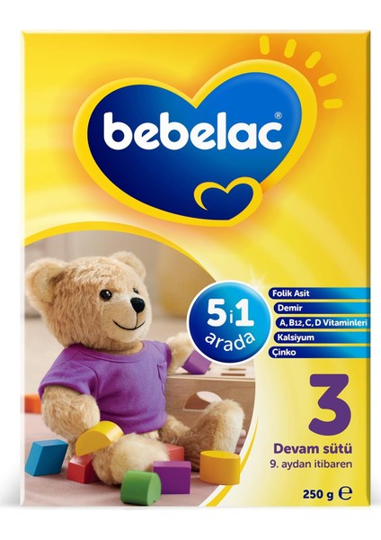 Bebelac Bebek Devam Sütü No3 250 gr