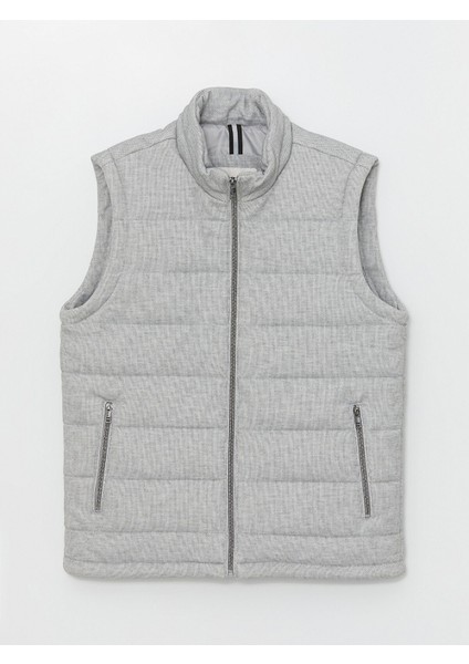 Yeni Sezon Slim Fit Dik Yaka Erkek Şişme Yelek