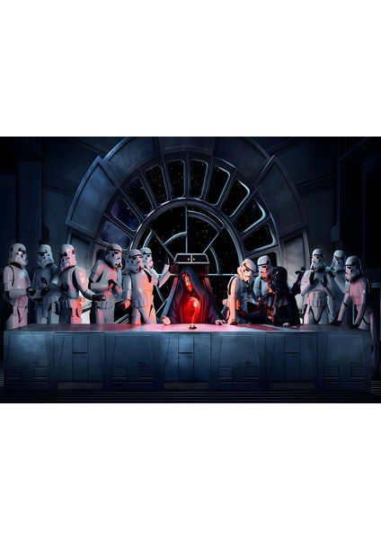 Son Akşam Yemeği Starwars Versiyonu Duvar Örtüsü Duvar Halısı Wall Tapestry fırsatları