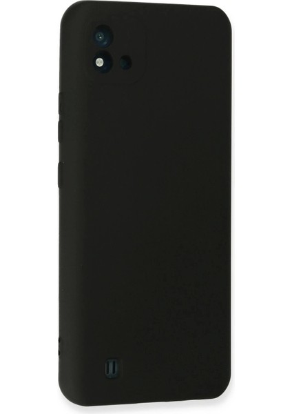 Bfs Realme C11 2021 Kılıf Nano Içi Kadife Silikon - Siyah modelleri