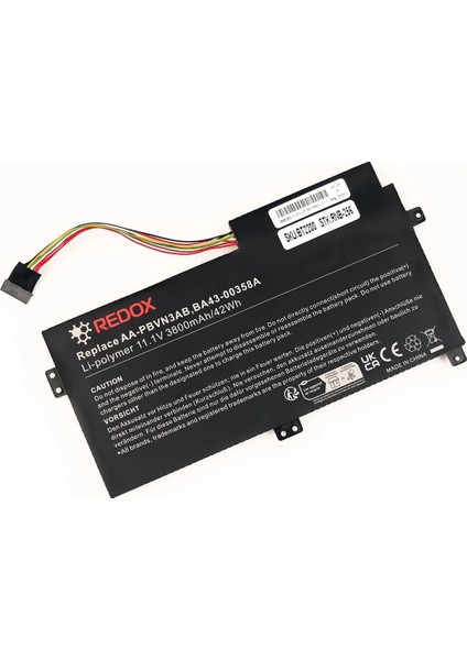 Samsung Ativ Book 4 NP470R5E Notebook Batarya Pil
