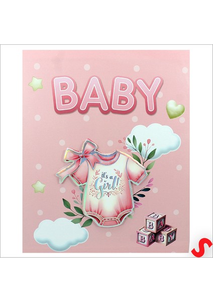 Bebek Fotoğraf Albümü Kutulu, 80 Resimlik - Pembe Tulum modelleri