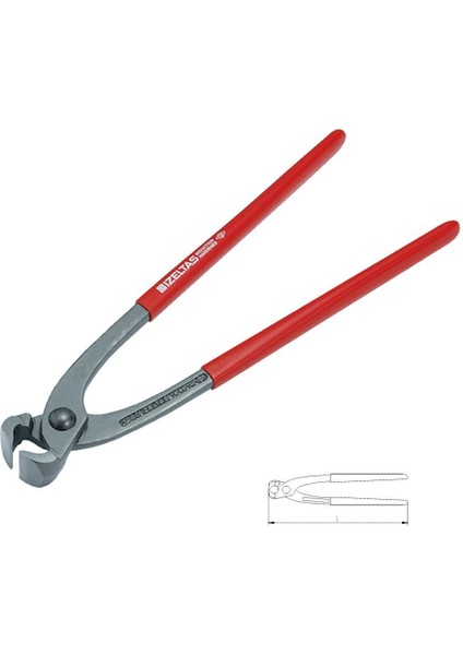 Izeltaş 3830 Betoncu Kerpeteni 280 mm