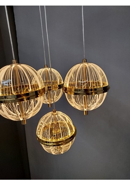 Modern LED Sarkıt Avize4 Lu