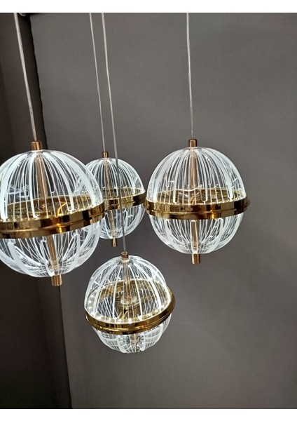 Modern LED Sarkıt Avize4 Lu fiyatları