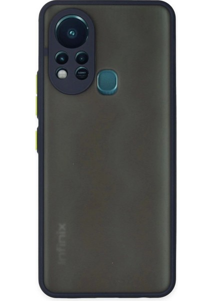 Bfs Infinix Hot 11S Kılıf Montreal Silikon Kapak - Lacivert