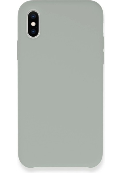 Bfs iPhone Xs Max Kılıf Lansman Legant Silikon - Açık Gri