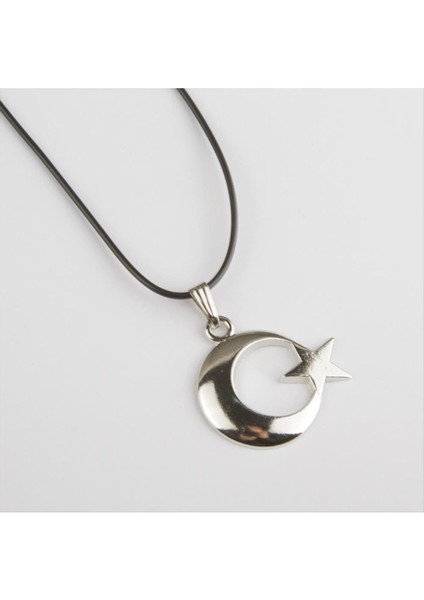 Ds-Derin Ayyıldız Kolye-Siyah