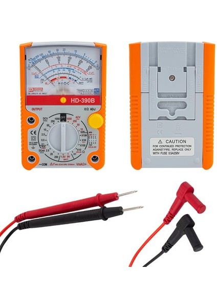 Powermaster HD-390B Geniş Ekran Analog Multimetre Ölçü Aleti fiyatları