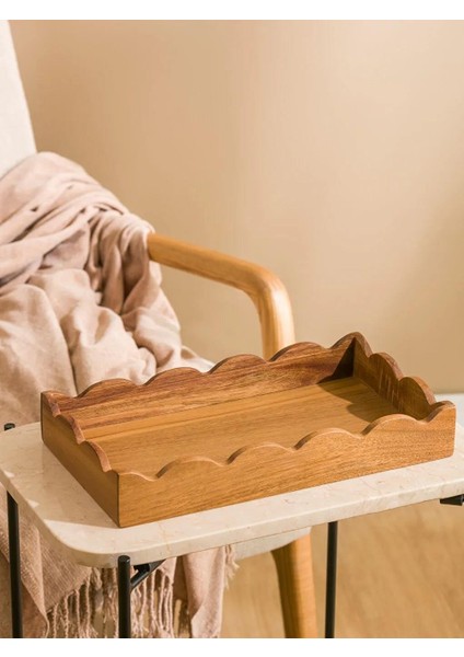 Dikdörtgen Ahşap Tepsi 32 cm (W5) fiyatları