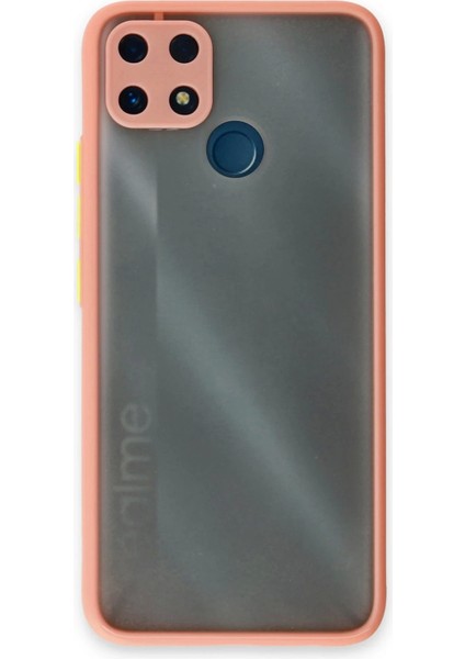 Bfs Realme C25 Kılıf Montreal Silikon Kapak - Pembe