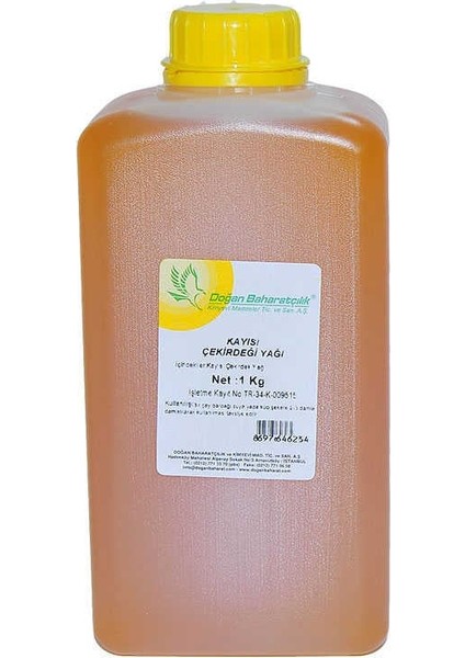Kayısı Çekirdeği Yağı Pet Bidon 1000 gr