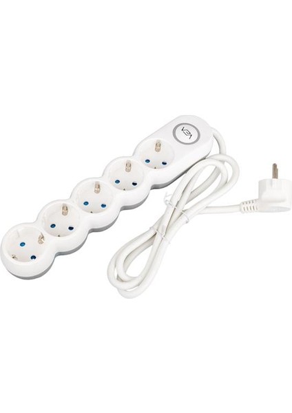 Vea 5'li Kablolu Anahtarlı 1,5 Metre Akım Korumalı Grup Priz VE-2S5S modelleri