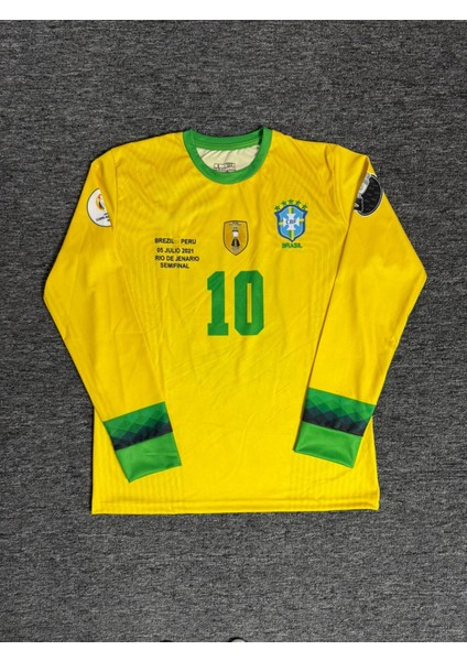 Neymar Jr 10 Brezilya 2010 Uzun Kol Nostalji Forması modelleri