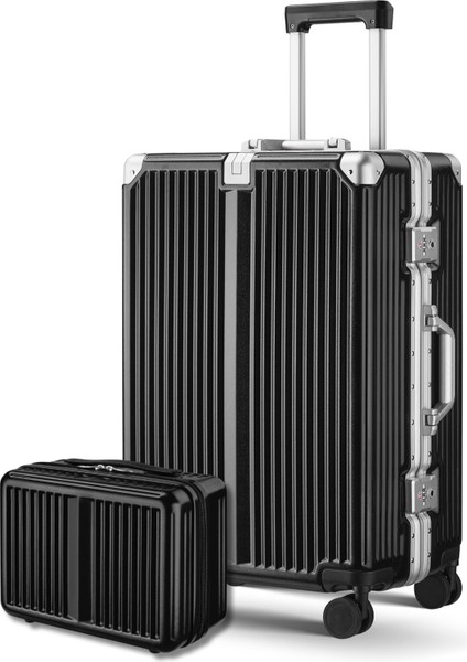 Joya Pc Policarbon 2'li Valiz Seti (Orta ve Makyaj) Siyah fiyatları