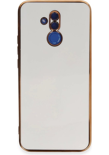 Bfs Huawei Mate 20 Lite Kılıf Volet Silikon - Beyaz