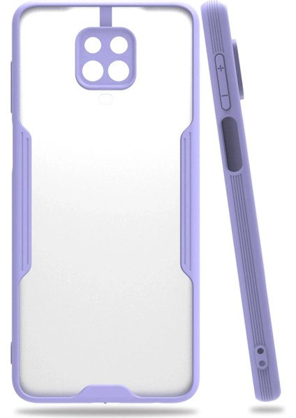 Bfs Xiaomi Redmi Note 9s Kılıf Platin Silikon - Lila